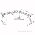 3 Angle Commutation 3 Section Bureau ergonomique